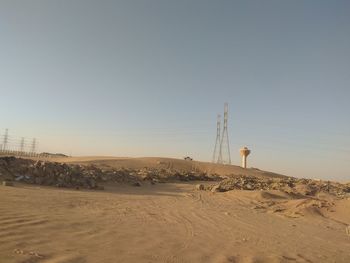 Drifting on top of desert dune in the middle of nowhere behind najran university