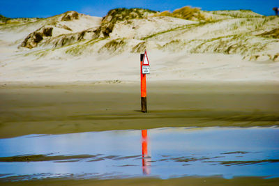 Lighthouse in sea