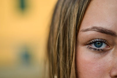 Close-up portrait of girl