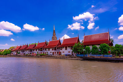 Pagoda in wat yaichaimongkol temple ayutthaya,thailand