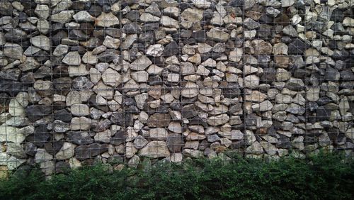 Full frame shot of stone wall