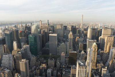 Aerial view of a city