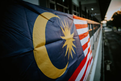 Low angle view of flag