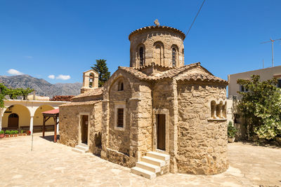 Historic building against blue sky