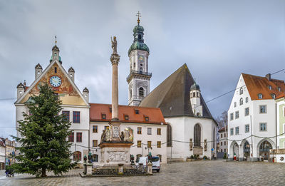 View of buildings in city