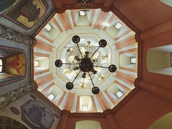 Low angle view of ceiling