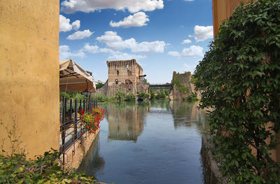 Borghetto sul mincio - a little medieval city near verona - italy