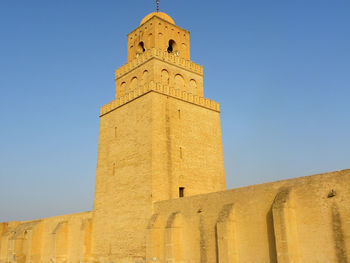 Low angle view of historical building against sky