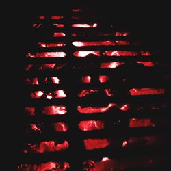 Full frame shot of illuminated fire