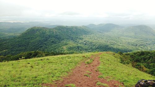 Scenic view of landscape against sky