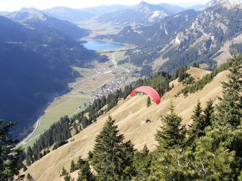 Scenic view of mountains