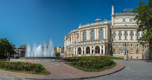 Odessa, ukraine 02.05.2023. national academical opera and ballet theater in odessa, ukraine