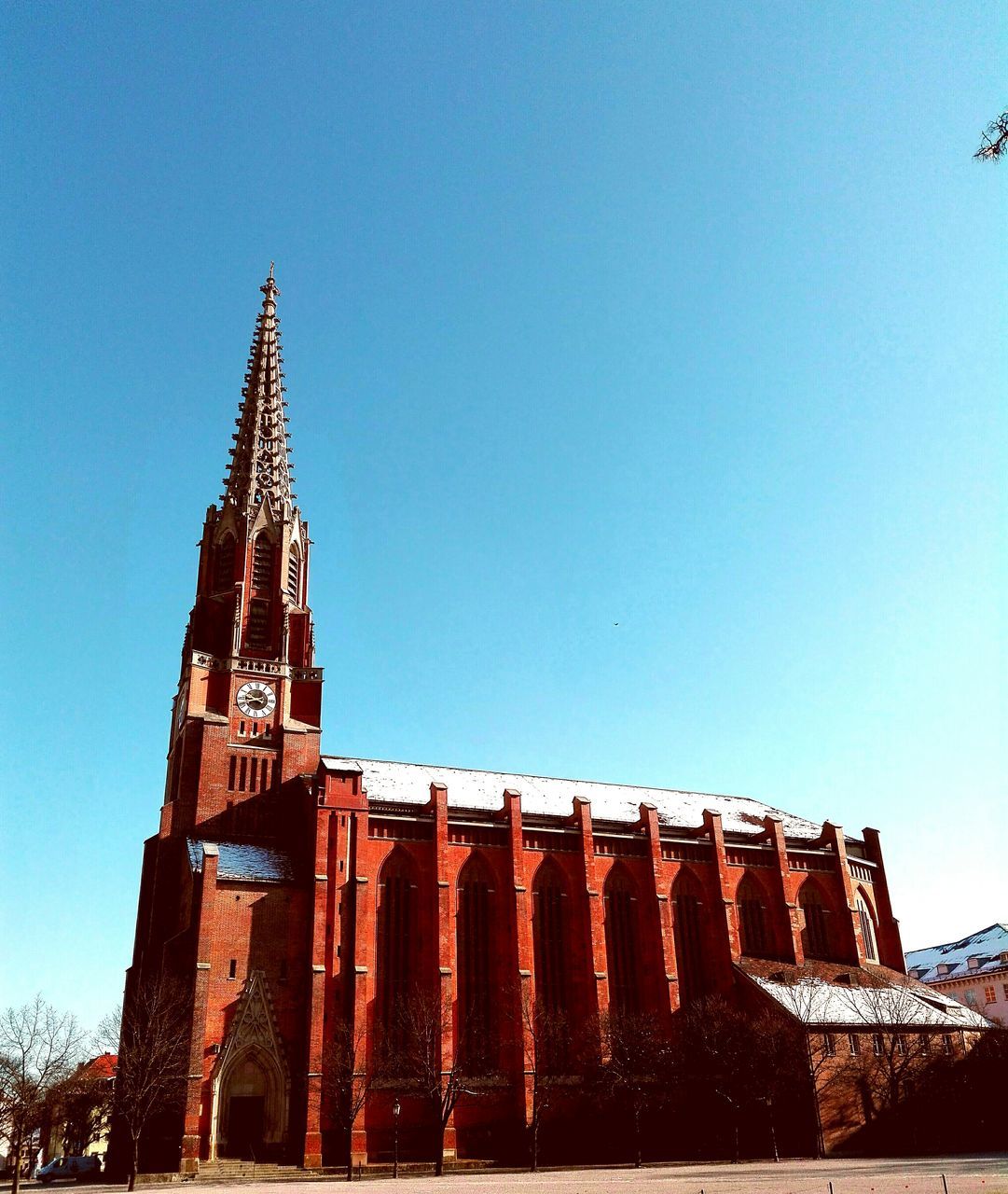 LOW ANGLE VIEW OF A CHURCH