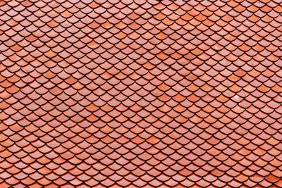 Full frame shot of tiled roof