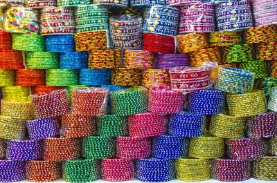 Full frame shot of multi colored candies