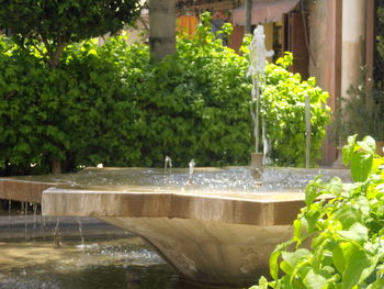 Fountain in park