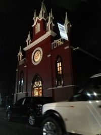 Low angle view of church against sky