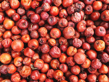 Full frame shot of apples