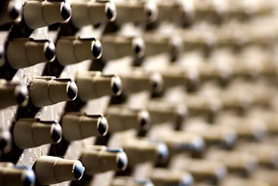 Full frame shot of computer keyboard