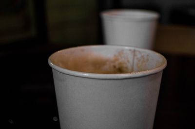 Close-up of coffee cup