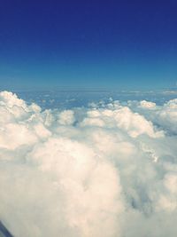 Scenic view of cloudy sky