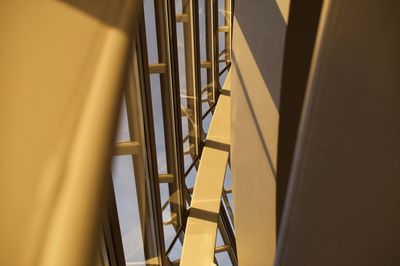 Close-up of steps at home