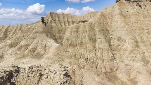 Panoramic view of rock formations