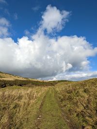 Scenic view of landscape against sky
