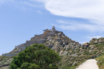 Low angle view of historic building against sky