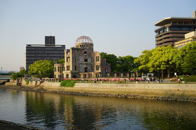 View of buildings at waterfront