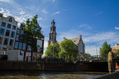 Low angle view of buildings against the sky