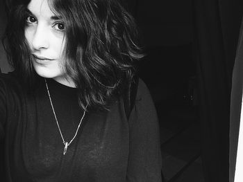 Portrait of young woman