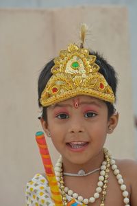 Little krishna in the happiness mood