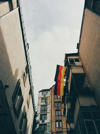 Low angle view of building against sky