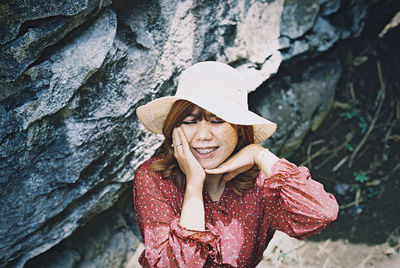 Portrait of a smiling young woman