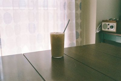 Close-up of drink on table