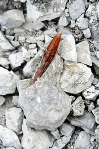 Close-up of rocks on rock