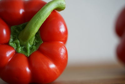 Close-up of red bell peppers