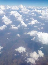 Low angle view of clouds in sky