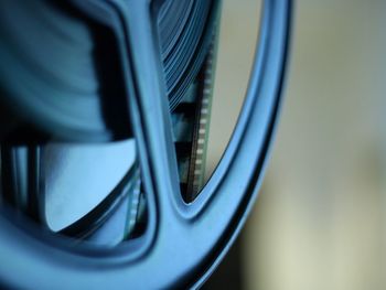 Close-up of bicycle wheel