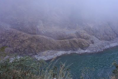 Scenic view of mountains