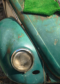 Close-up of car