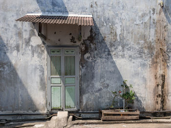 Exterior of old building