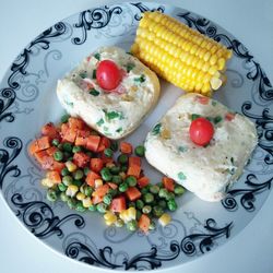 Close-up of food in plate