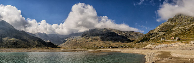 Panoramic view of landscape against sky