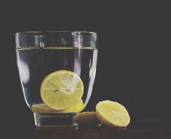 Close-up of drink in glass