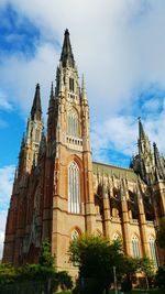 Low angle view of cathedral against sky