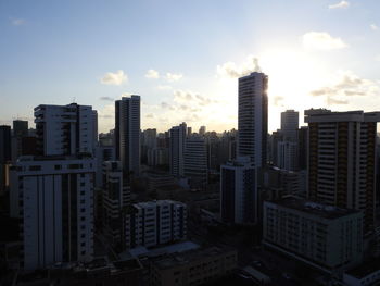 Cityscape against sky