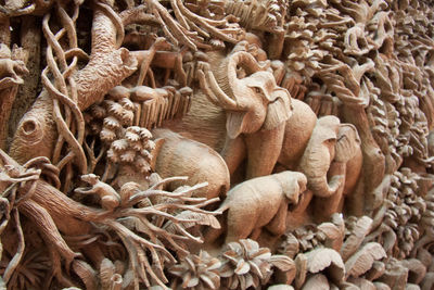 Full frame shot of mushrooms