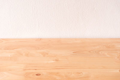 Close-up shot of wooden floor